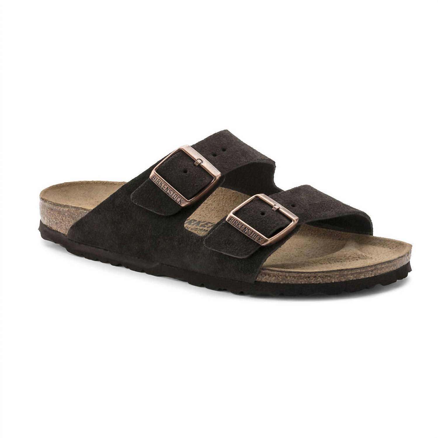 New Birkenstock Unisex Arizona Sandal In Mocha Suede